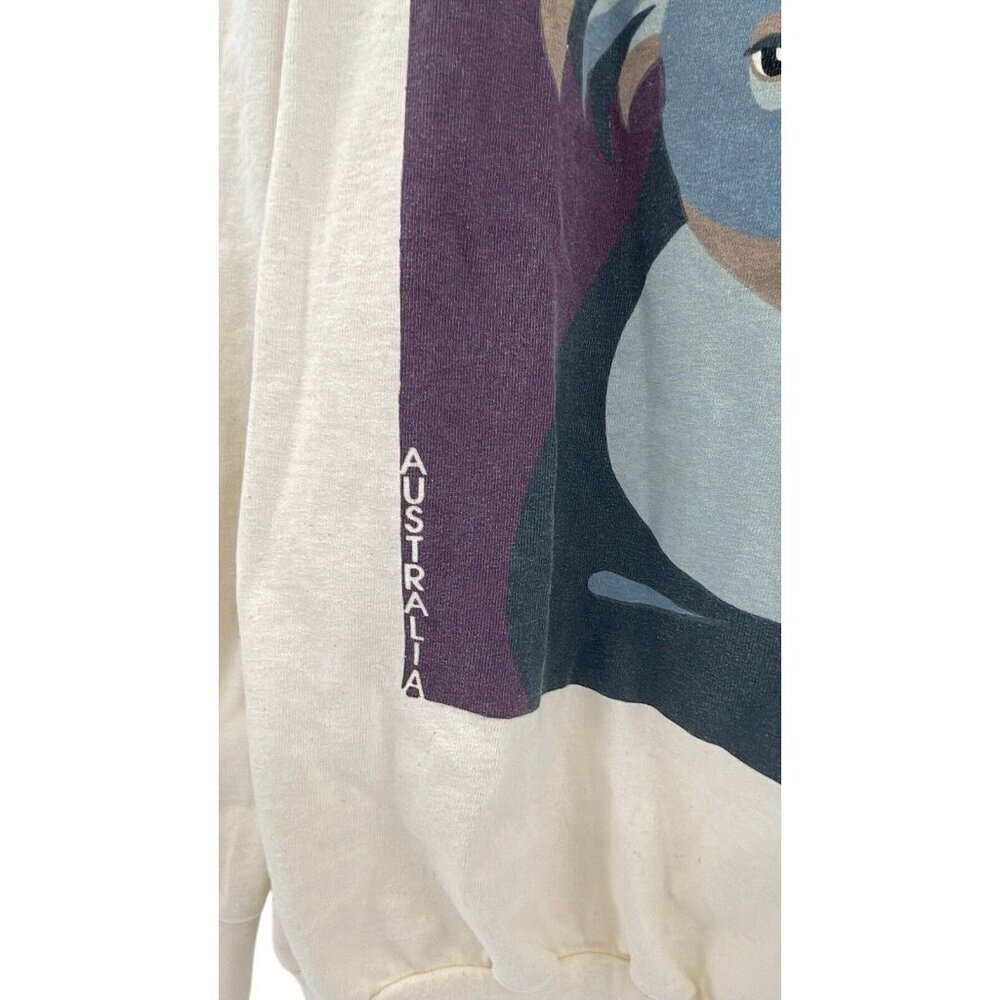 Vintage Stewart Merrett Australian Shirt Koala Long Sleeve Crew Neck Size Large - Picture 11 of 16